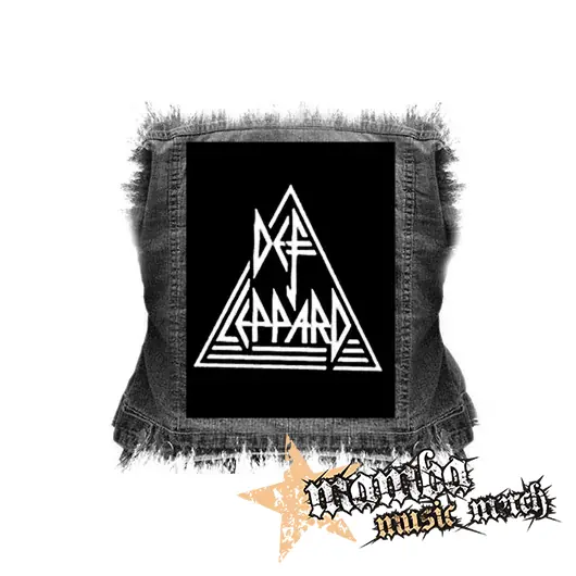 DEF LEPPARD - Logo - chrbtová nášivka (36 x 27 cm)