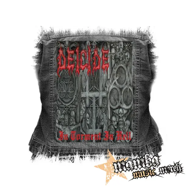 DEICIDE - In Torment In Hell - chrbtová nášivka (36 x 27 cm)