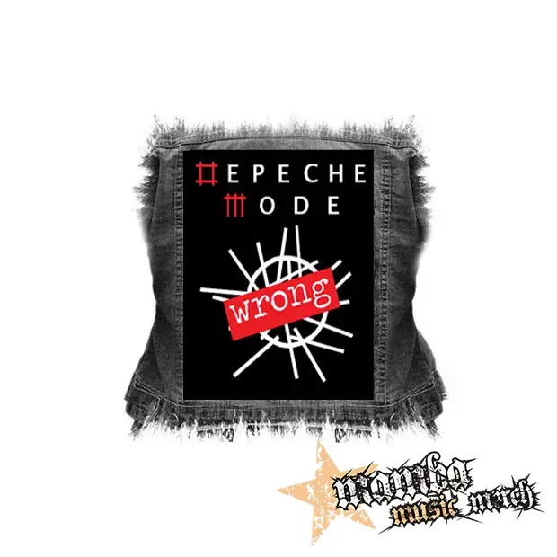 DEPECHE MODE - Wrong - chrbtová nášivka (36 x 27 cm)
