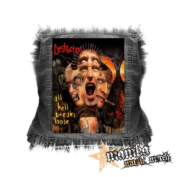 DESTRUCTION - All Hell Breaks Loose - chrbtová nášivka (36 x 27 cm)