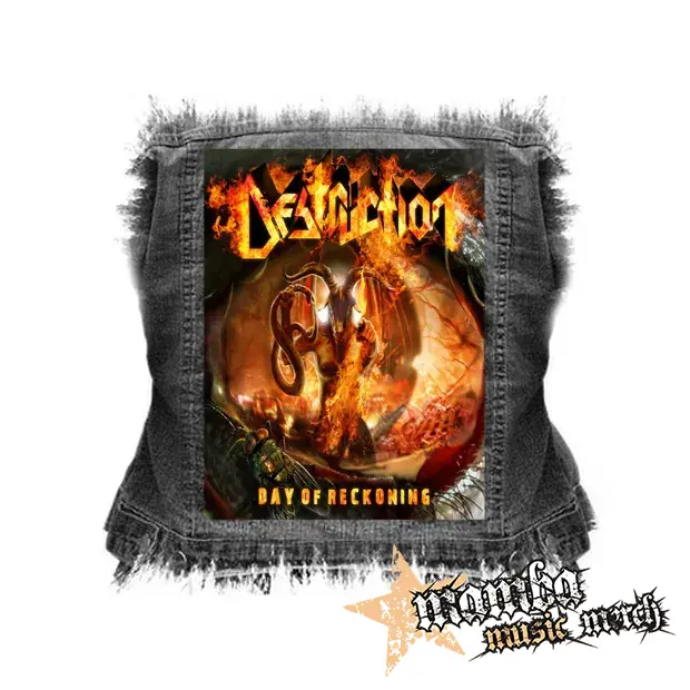 DESTRUCTION - Day of Reckoning - chrbtová nášivka (36 x 27 cm)