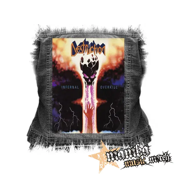 DESTRUCTION - Infernal Overkill - chrbtová nášivka (36 x 27 cm)