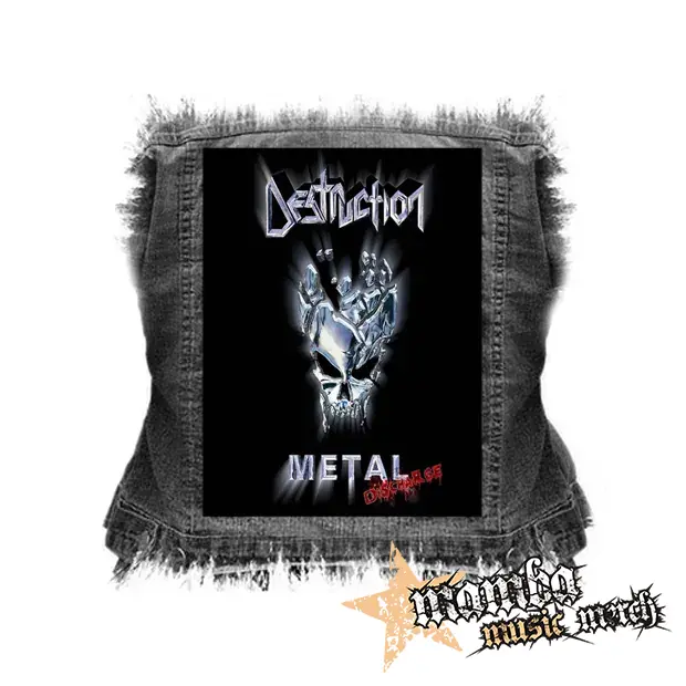DESTRUCTION - Metal Discharge - chrbtová nášivka (36 x 27 cm)