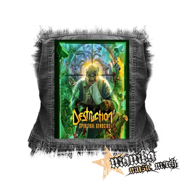 DESTRUCTION - Spiritual Genocide - chrbtová nášivka (36 x 27 cm)