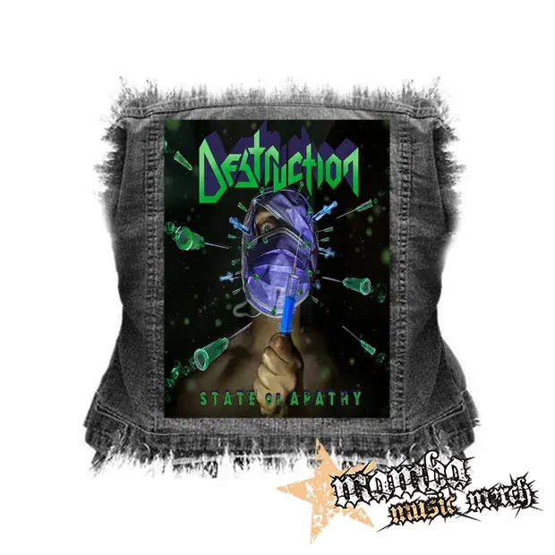 DESTRUCTION - State of Apathy - chrbtová nášivka (36 x 27 cm)