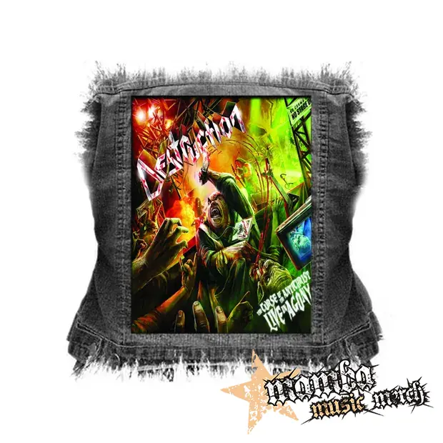 DESTRUCTION - The Curse Of The Antichrist - chrbtová nášivka (36 x 27 cm)