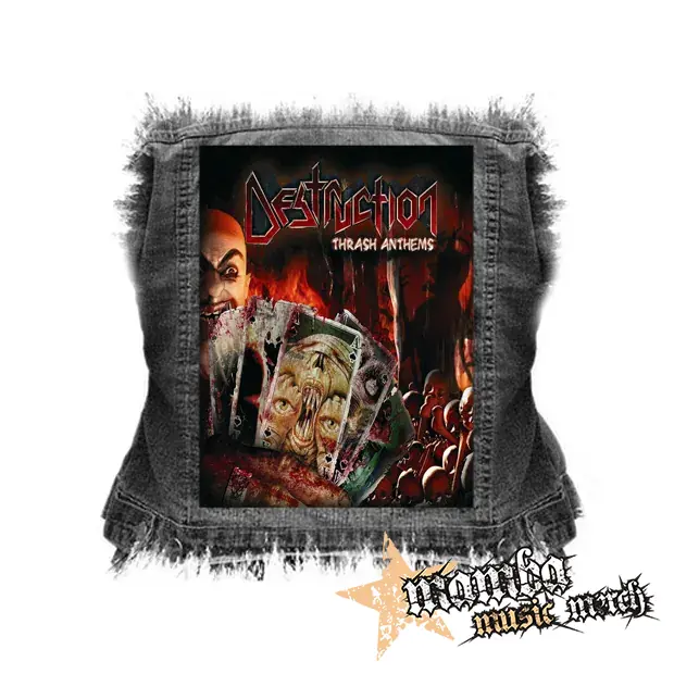 DESTRUCTION - Thrash Anthems - chrbtová nášivka (36 x 27 cm)