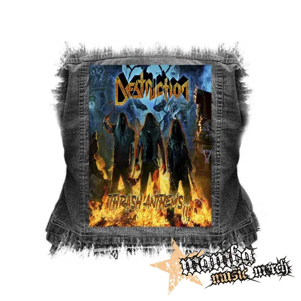 DESTRUCTION - Thrash Anthems II - chrbtová nášivka (36 x 27 cm)