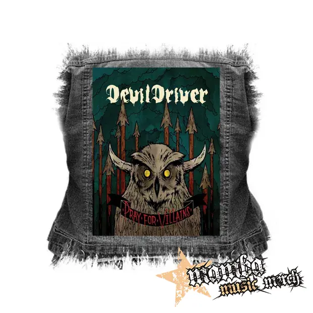 DEVILDRIVER - Pray For Villains - Special Edition - chrbtová nášivka (36 x 27 cm)