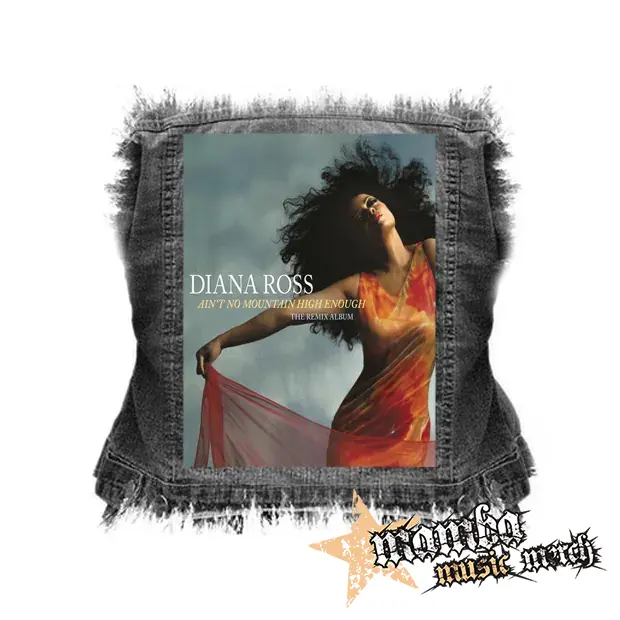 DIANA ROSS - Ain't No Mountain High Enough The Remix Album - chrbtová nášivka (36 x 27 cm)
