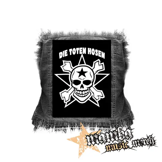 DIE TOTEN HOSEN - Logo Skull - chrbtová nášivka (36 x 27 cm)