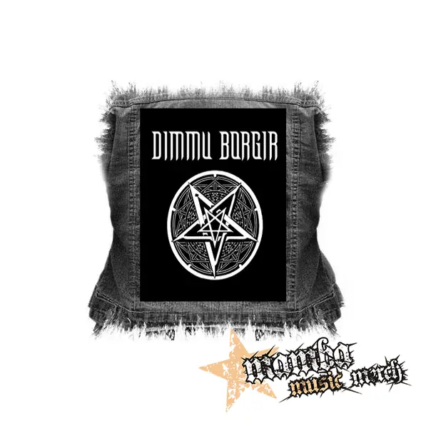 DIMMU BORGIR - Pentagram - chrbtová nášivka (36 x 27 cm)
