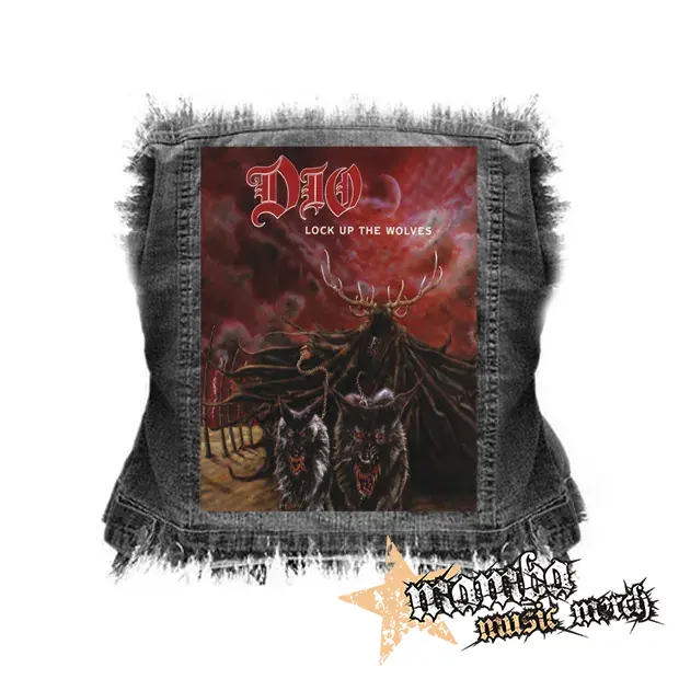 DIO - Lock Up The Wolves - chrbtová nášivka (36 x 27 cm)
