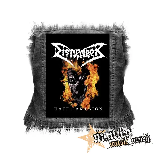 DISMEMBER - Hate Campaign - chrbtová nášivka (36 x 27 cm)