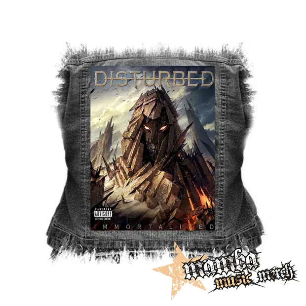 DISTURBED - Immortalized - chrbtová nášivka (36 x 27 cm)