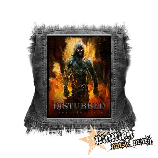 DISTURBED - Indestructible - chrbtová nášivka (36 x 27 cm)