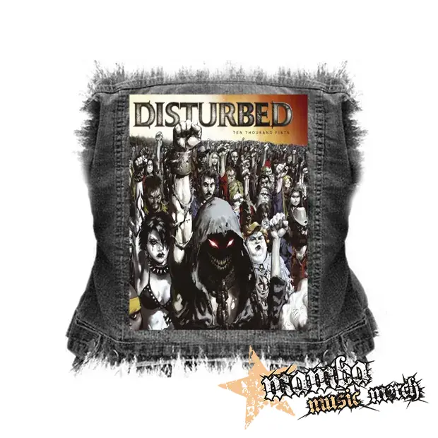 DISTURBED - Ten Thousand Fists - chrbtová nášivka (36 x 27 cm)