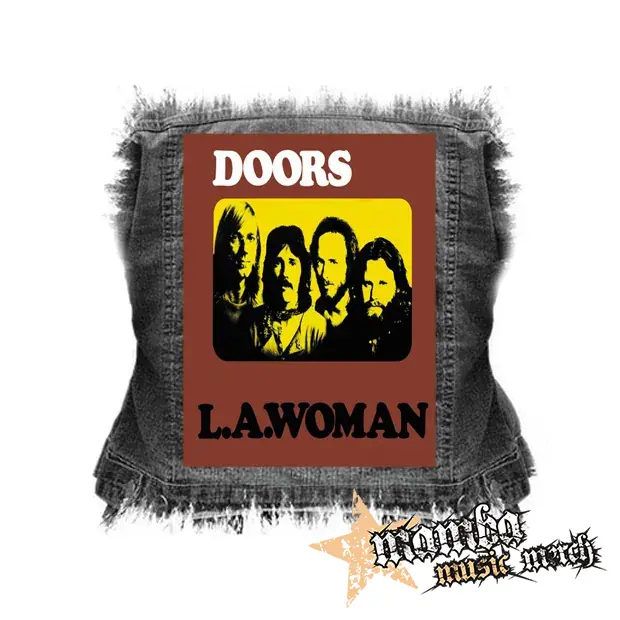 DOORS - L.A. Woman - chrbtová nášivka (36 x 27 cm)