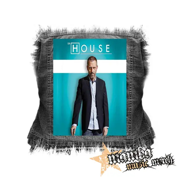 DR.HOUSE - Poster Motive 1 - chrbtová nášivka (36 x 27 cm)