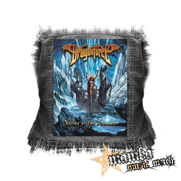 DRAGONFORCE - Valley of the Damned - chrbtová nášivka (36 x 27 cm)