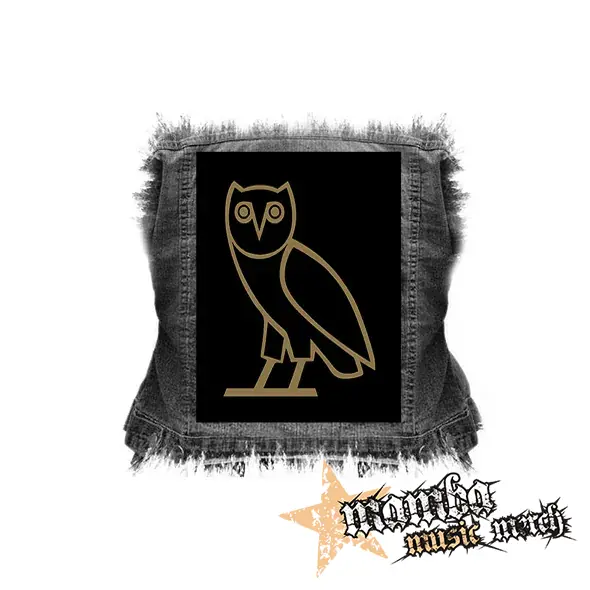 DRAKE - OWL SYMBOL - chrbtová nášivka (36 x 27 cm)