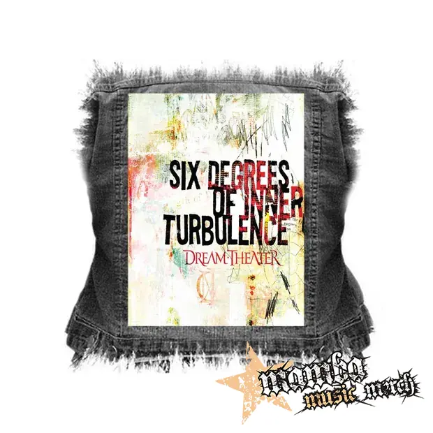 DREAM THEATER - Six Degrees of Inner Turbulence - chrbtová nášivka (36 x 27 cm)