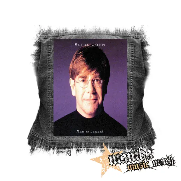 ELTON JOHN - Made In England - chrbtová nášivka (36 x 27 cm)