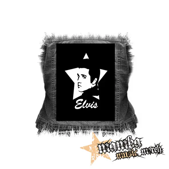ELVIS PRESLEY - Portrait - chrbtová nášivka (36 x 27 cm)