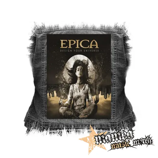 EPICA - Design Your Universe (Gold Edition - chrbtová nášivka (36 x 27 cm)