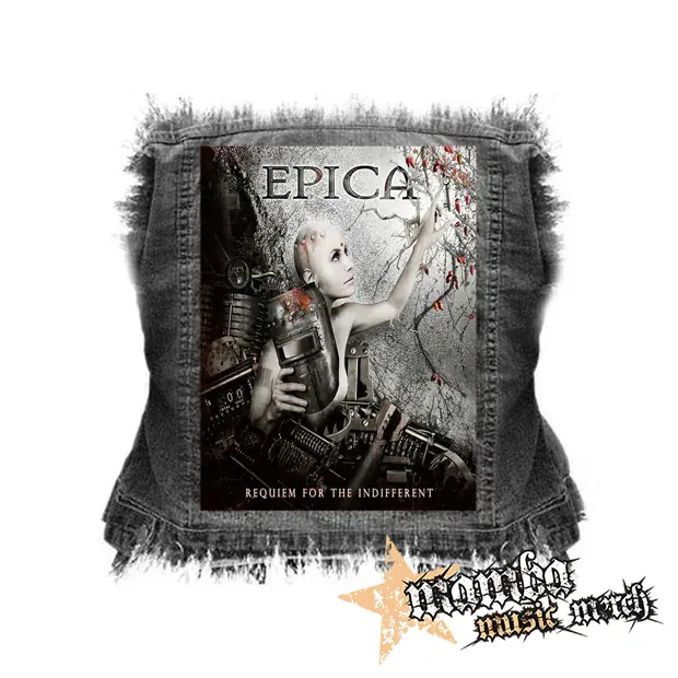EPICA - Requiem for the Indifferent - chrbtová nášivka (36 x 27 cm)
