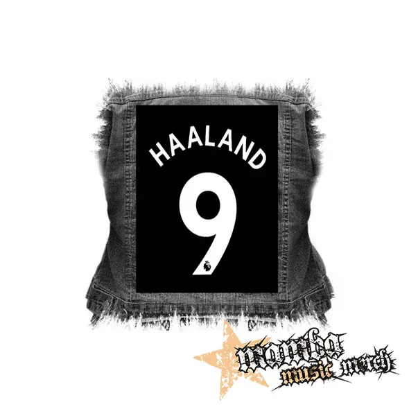 ERLING HAALAND - 9 - chrbtová nášivka (36 x 27 cm)