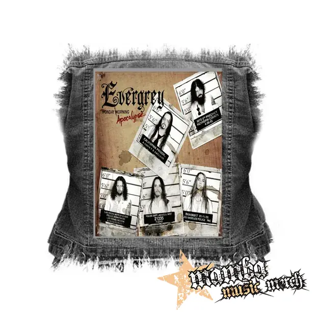 EVERGREY - Monday Morning Apocalypse - chrbtová nášivka (36 x 27 cm)