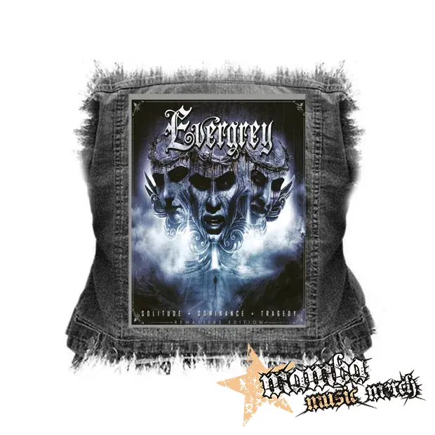 EVERGREY - Solitude, Dominance, Tragedy - chrbtová nášivka (36 x 27 cm)