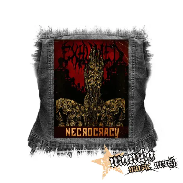 EXHUMED - Necrocracy - chrbtová nášivka (36 x 27 cm)