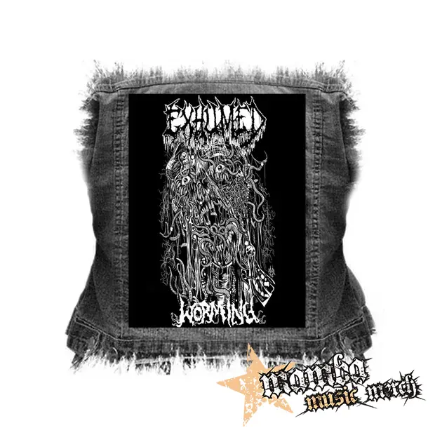 EXHUMED - Worming - chrbtová nášivka (36 x 27 cm)