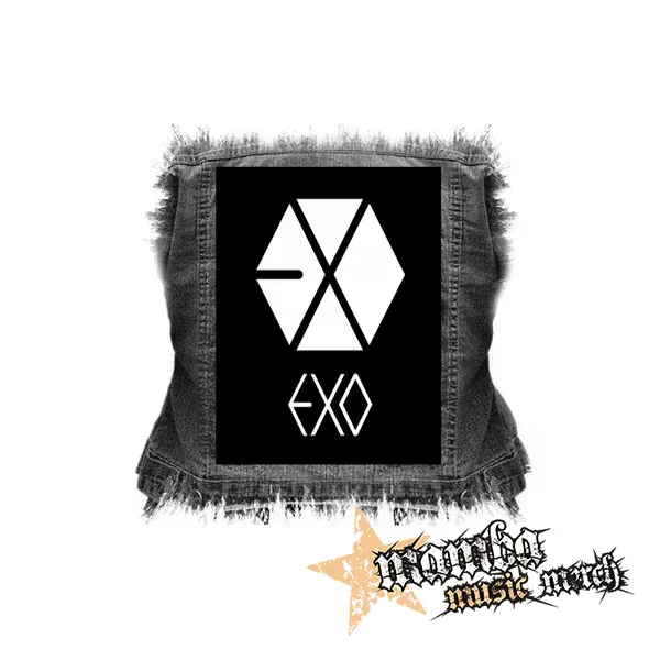 EXO - Logo - chrbtová nášivka (36 x 27 cm)