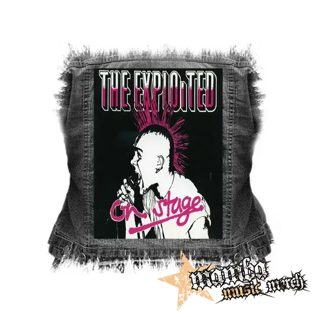 EXPLOITED - On Stage - chrbtová nášivka (36 x 27 cm)
