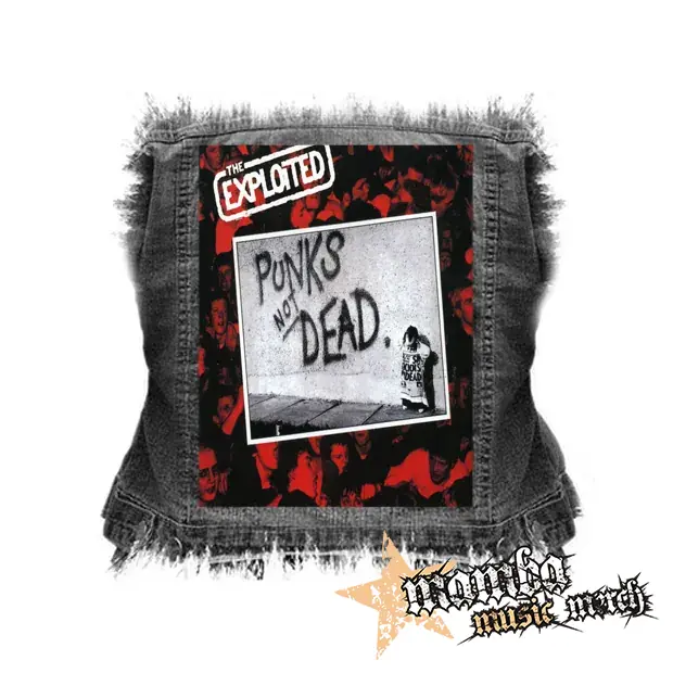 EXPLOITED - Punk's Not Dead - chrbtová nášivka (36 x 27 cm)
