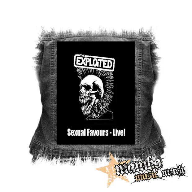 EXPLOITED - Sexual Favours Live - chrbtová nášivka (36 x 27 cm)