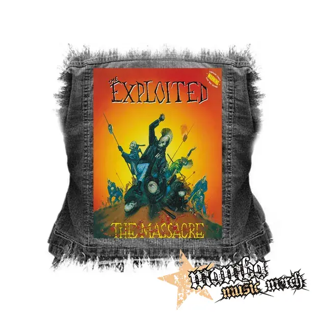 EXPLOITED - The Massacre - chrbtová nášivka (36 x 27 cm)