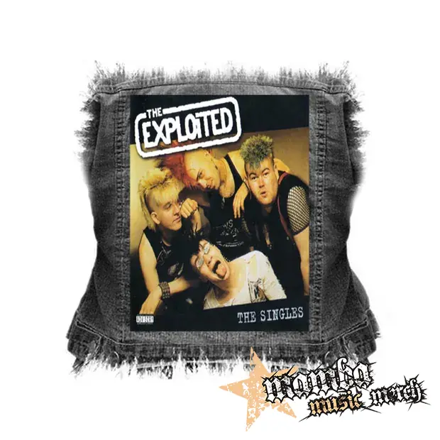 EXPLOITED - The Singles - chrbtová nášivka (36 x 27 cm)