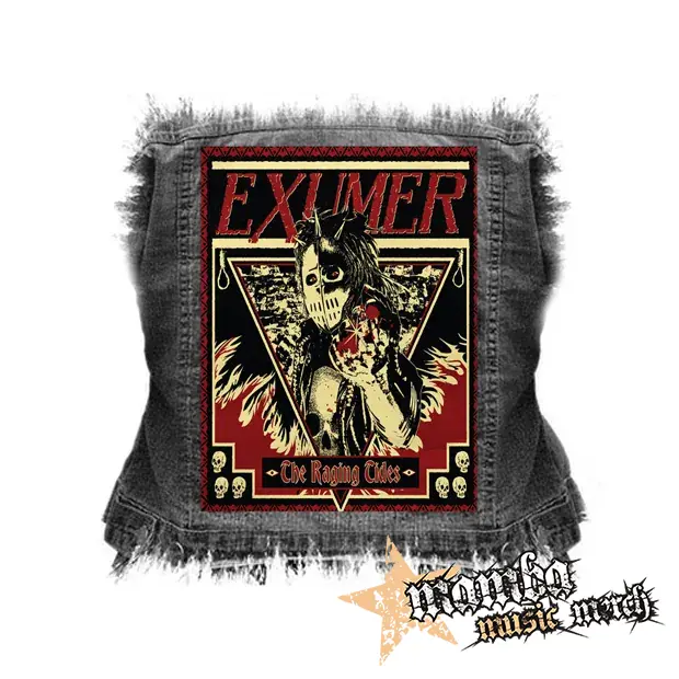 EXUMER - The Raging Tides - chrbtová nášivka (36 x 27 cm)