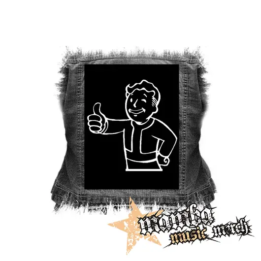 FALLOUT - Vault Boy - chrbtová nášivka (36 x 27 cm)