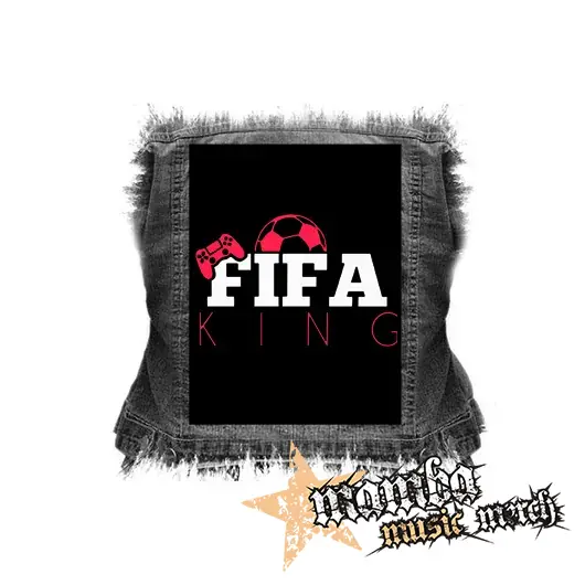 FIFA KING - chrbtová nášivka (36 x 27 cm)