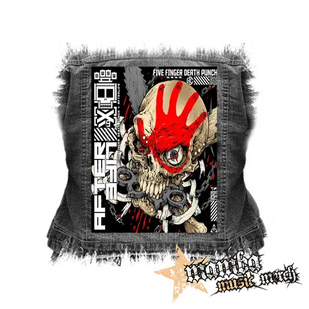 FIVE FINGER DEATH PUNCH - AfterLife - chrbtová nášivka (36 x 27 cm)