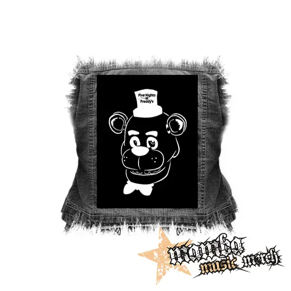FIVE NIGHTS AT FREDDY´ S - Freddy Fazbear - chrbtová nášivka (36 x 27 cm)