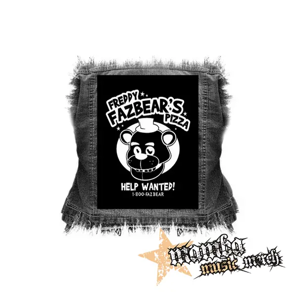 FIVE NIGHTS AT FREDDY´S - Freddy Fazbear´s Pizza - chrbtová nášivka (36 x 27 cm)
