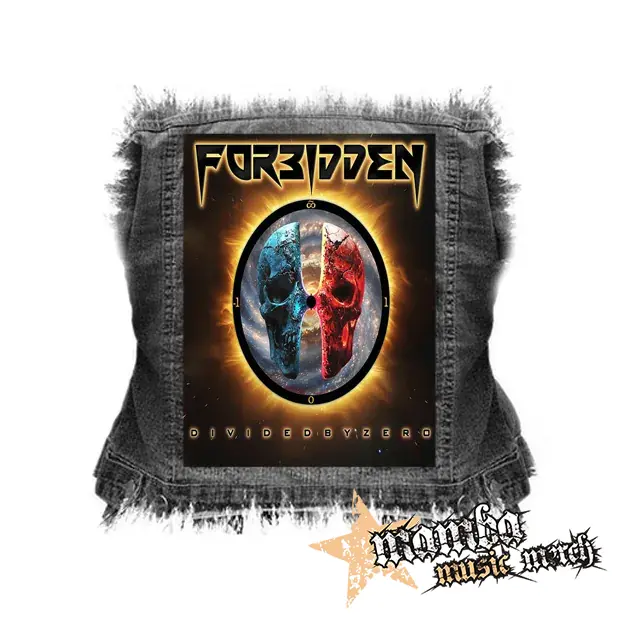 FORBIDDEN - Divided by Zero - chrbtová nášivka (36 x 27 cm)