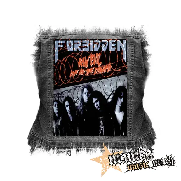 FORBIDDEN - Raw Evil - Live at the Dynamo - chrbtová nášivka (36 x 27 cm)