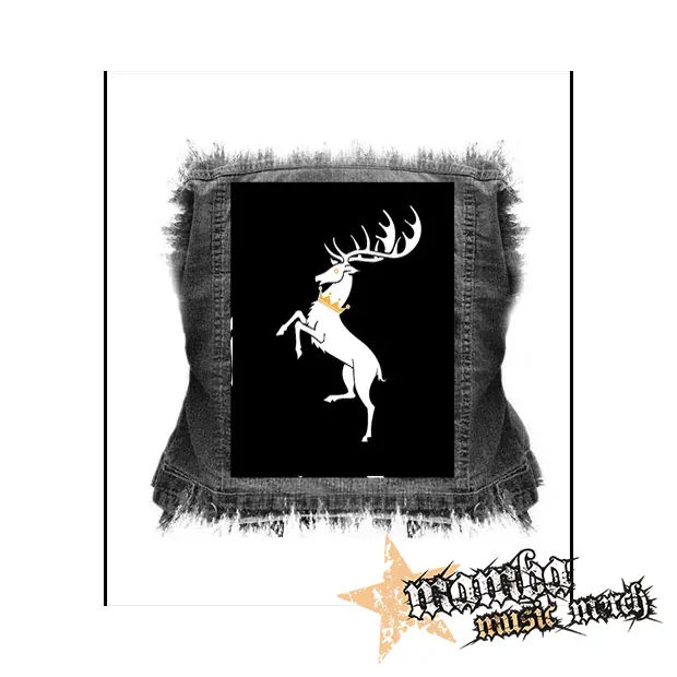 GAME OF THRONES - OURS IS THE FURY - Orange Crown - chrbtová nášivka (36 x 27 cm)